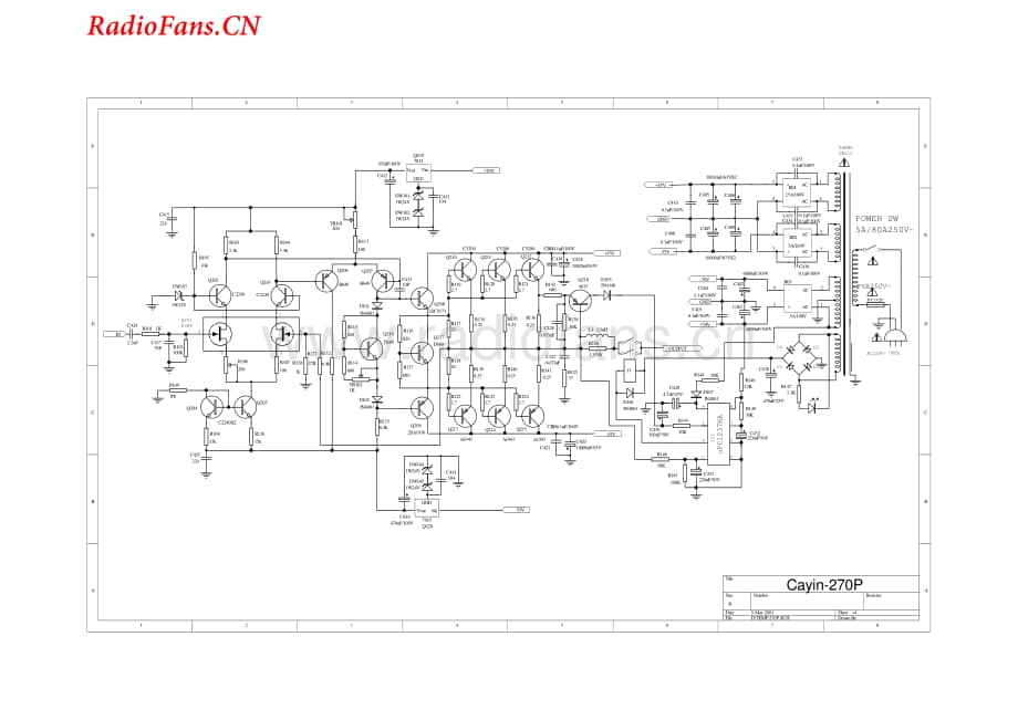 Cayin-270-pwr-sch维修电路图 手册.pdf_第1页