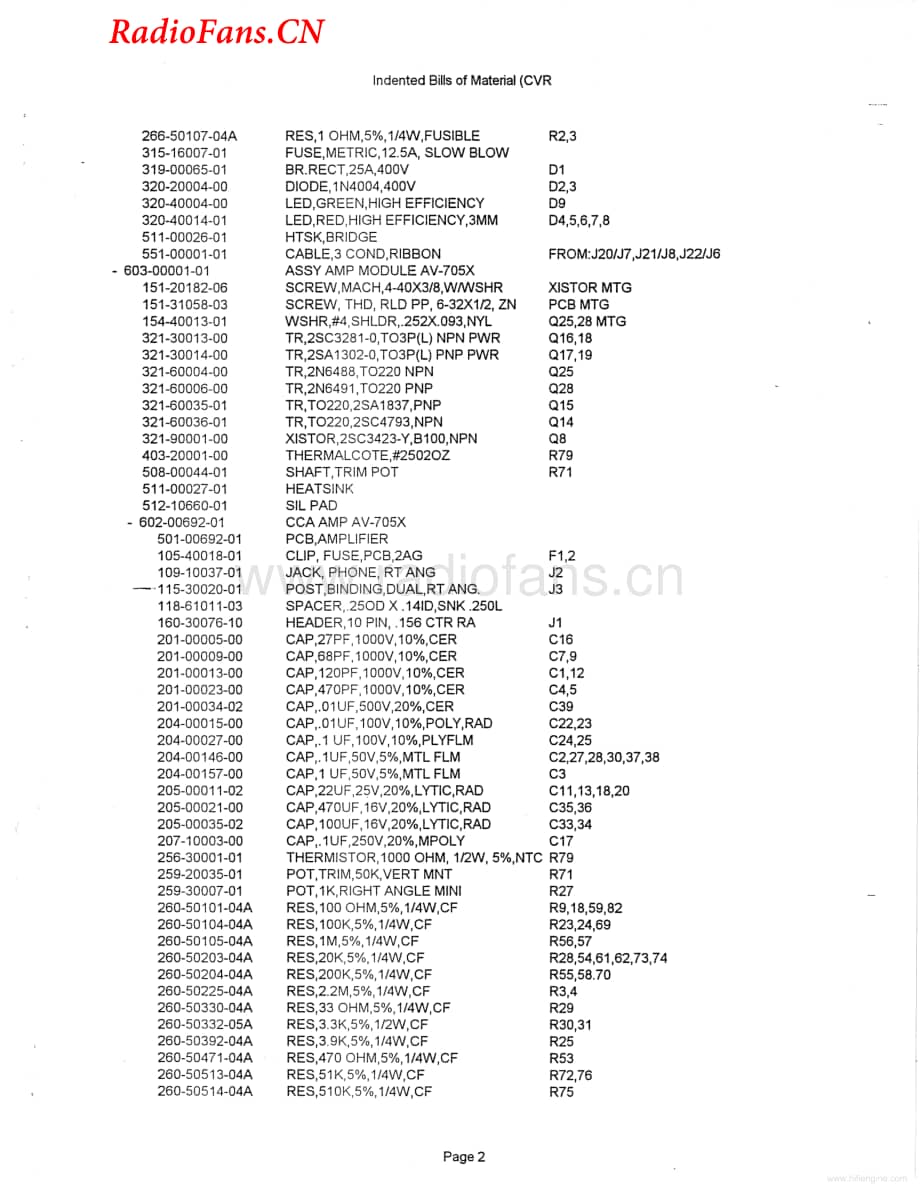 Carver-AV705X-pwr-sch维修电路图 手册.pdf_第3页