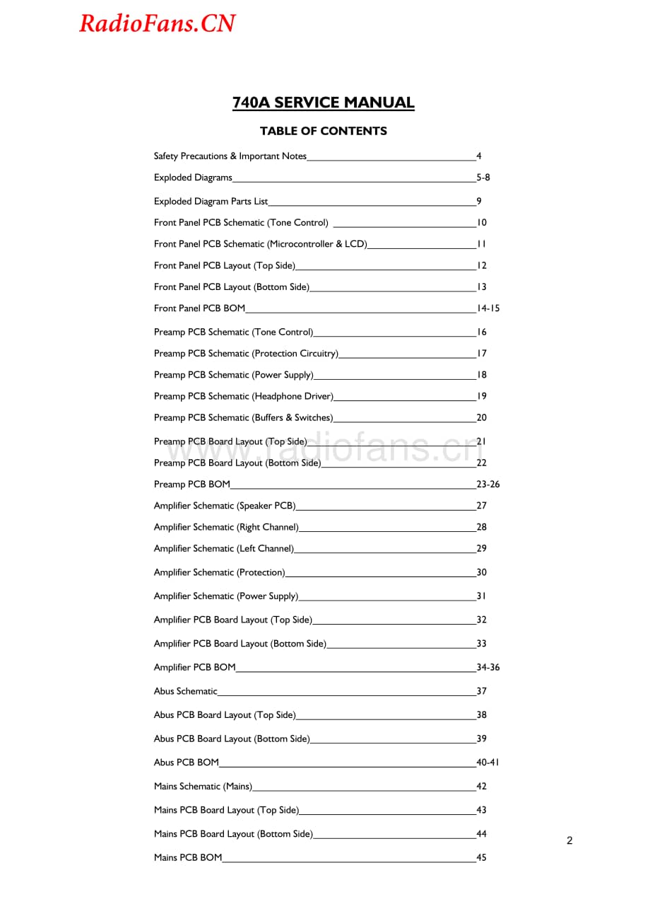 Cambridge-740A-pwr-sm维修电路图 手册.pdf_第2页