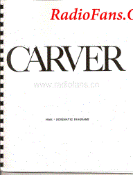 Carver-4000T-pre-sm维修电路图 手册.pdf