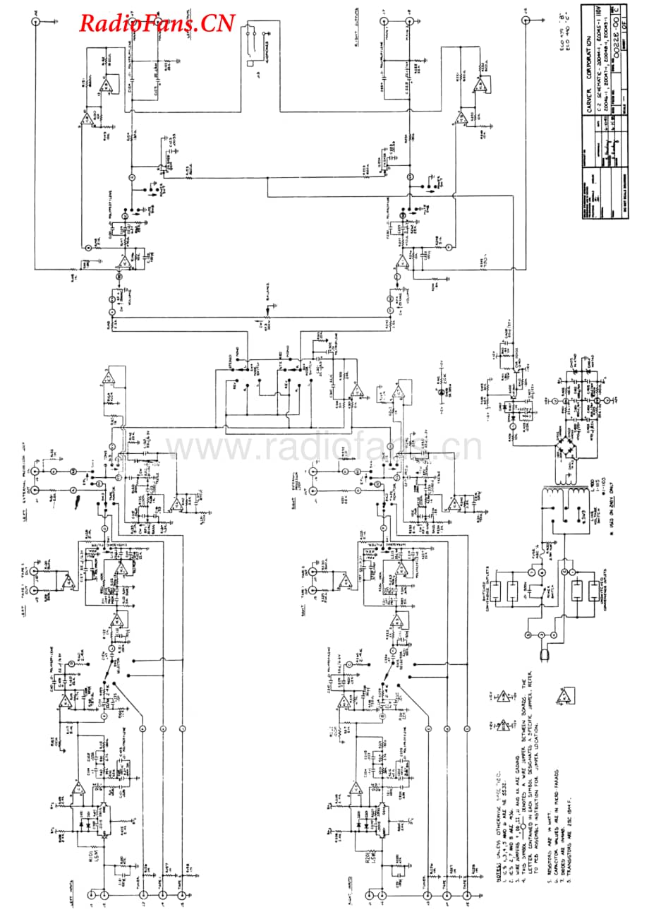 Carver-C2-pre-sch维修电路图 手册.pdf_第1页