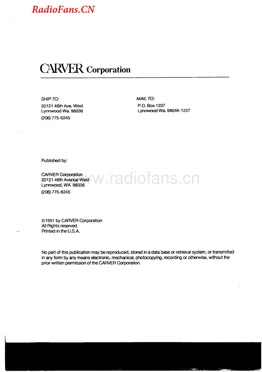 Carver-M4.0T-pwr-sm维修电路图 手册.pdf_第2页