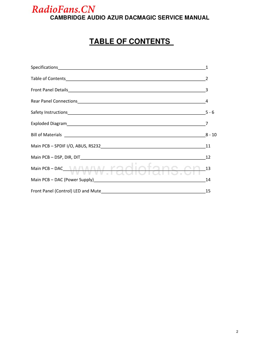 Cambridge-Dacmagic2008-dac-sm维修电路图 手册.pdf_第2页