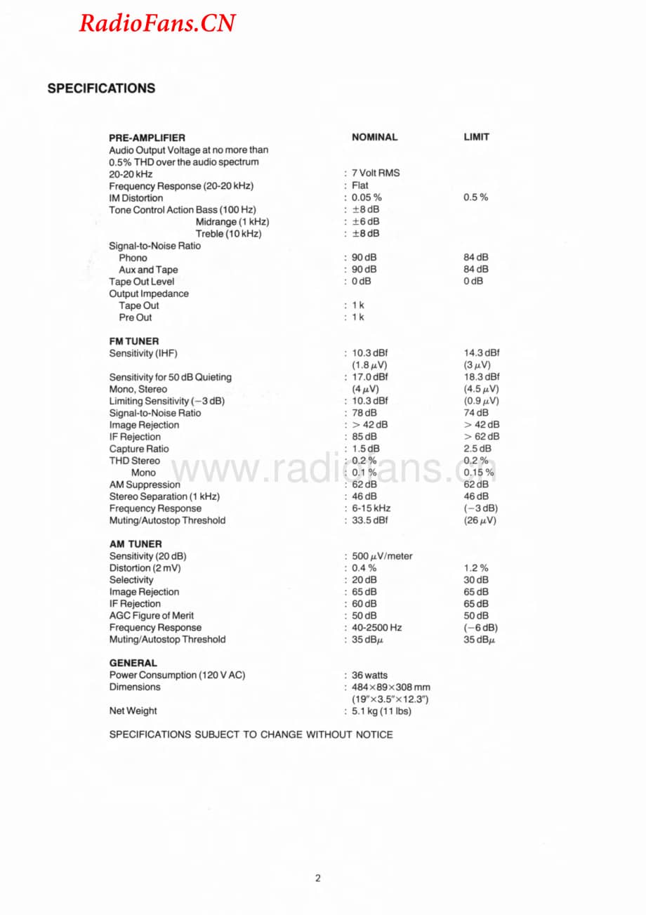 Carver-CT7-pre-sm维修电路图 手册.pdf_第3页