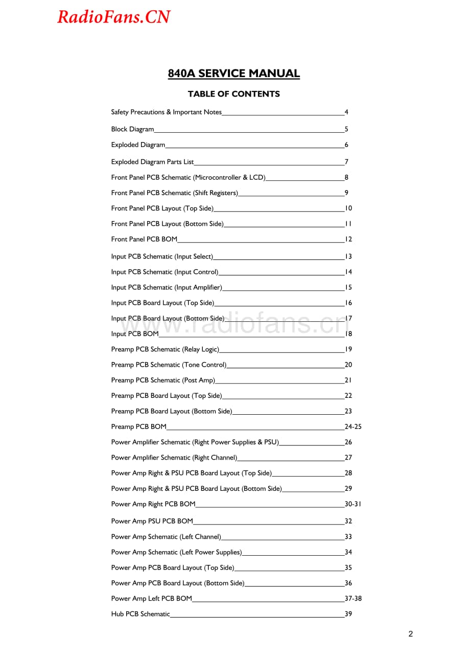 Cambridge-840A-int-sm维修电路图 手册.pdf_第2页