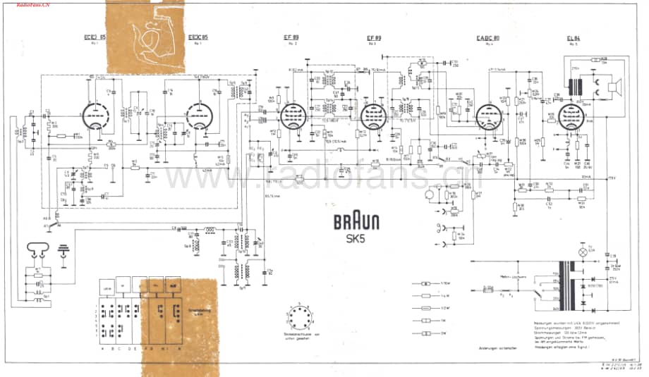 Braun-SK5-rec-sch维修电路图 手册.pdf_第1页