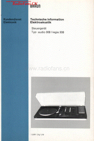 Braun-Audio308-rec-sm维修电路图 手册.pdf