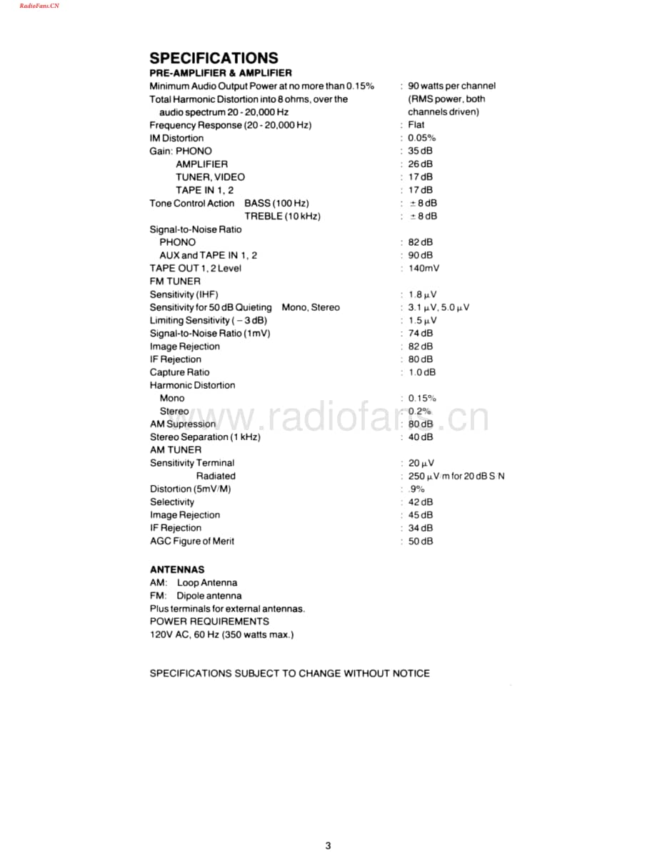 Carver-900-rec-sm维修电路图 手册.pdf_第3页