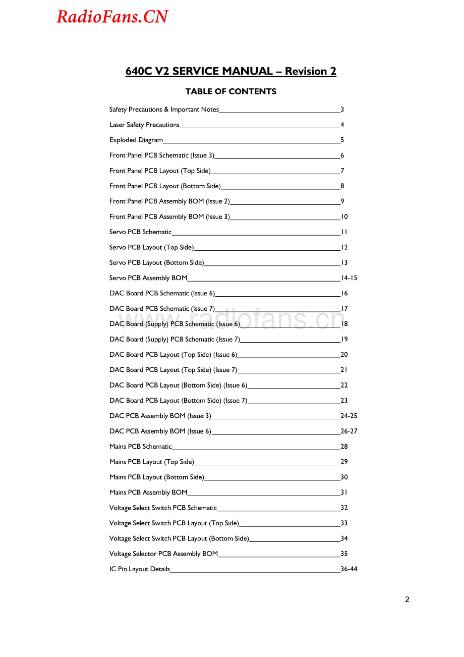 Cambridge-640CV2-cd-sm维修电路图 手册.pdf_第2页