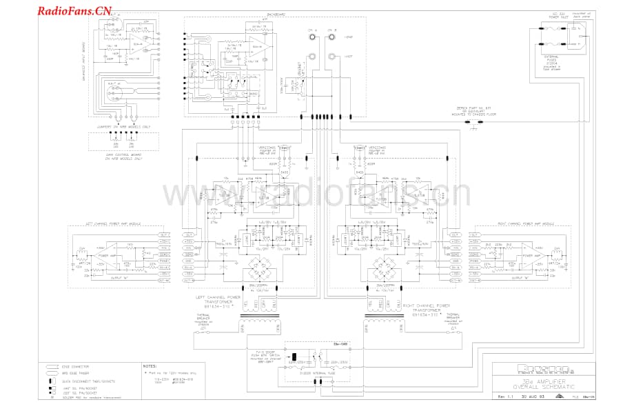 Bryston-3BE-pwr-sch维修电路图 手册.pdf_第1页