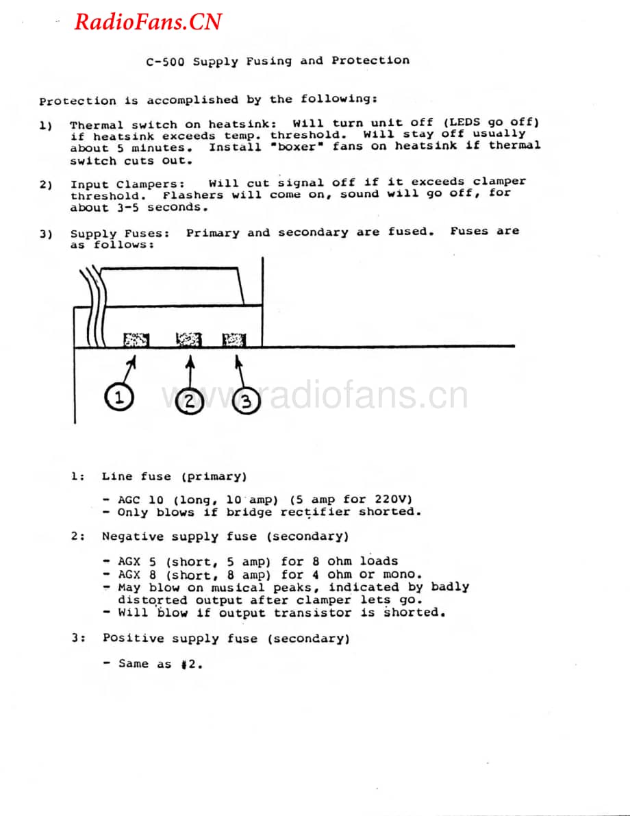 Carver-C500-pwr-sm维修电路图 手册.pdf_第2页