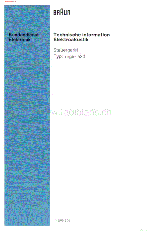 Braun-Regie530-rec-sm维修电路图 手册.pdf
