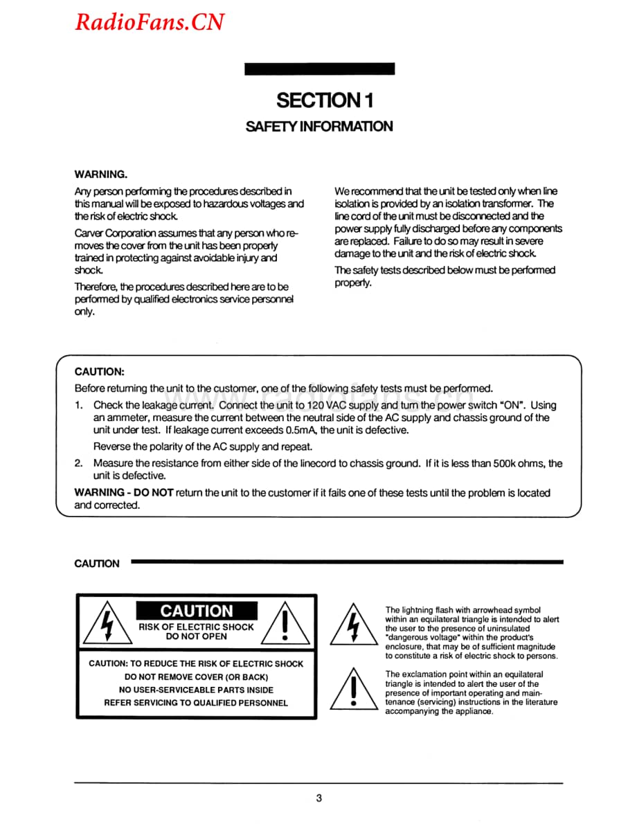 Carver-PM900-pwr-sm维修电路图 手册.pdf_第3页