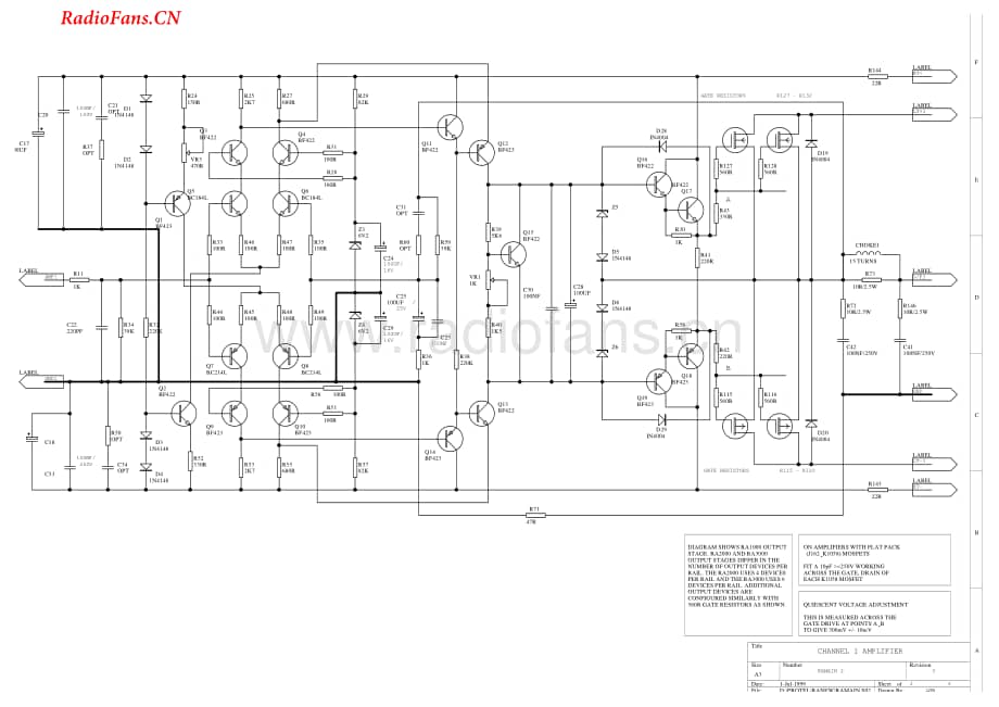 C.Audio-RA1000-pwr-sch维修电路图 手册.pdf_第1页