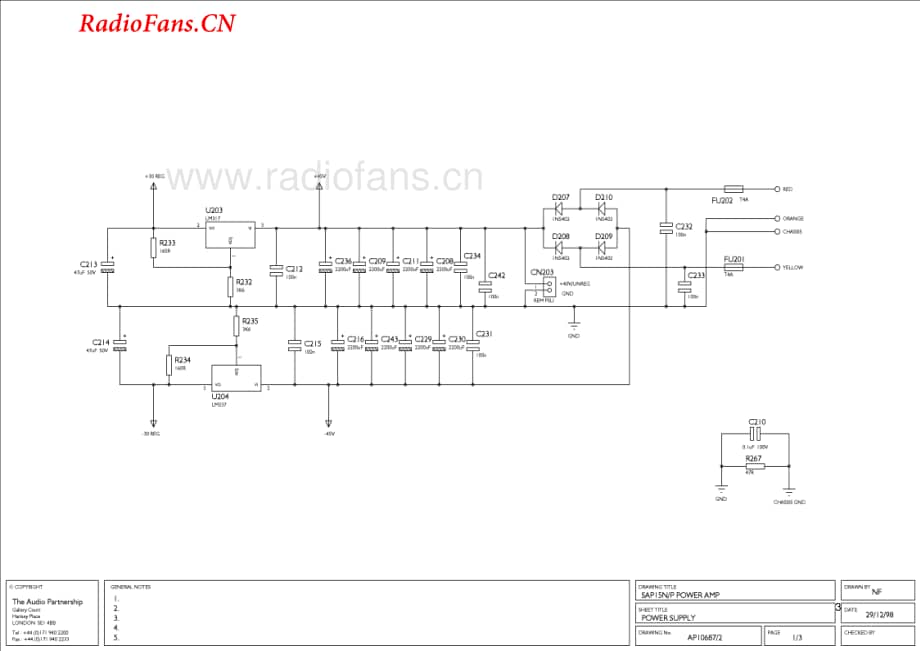 Cambridge-A500-int-sch维修电路图 手册.pdf_第3页