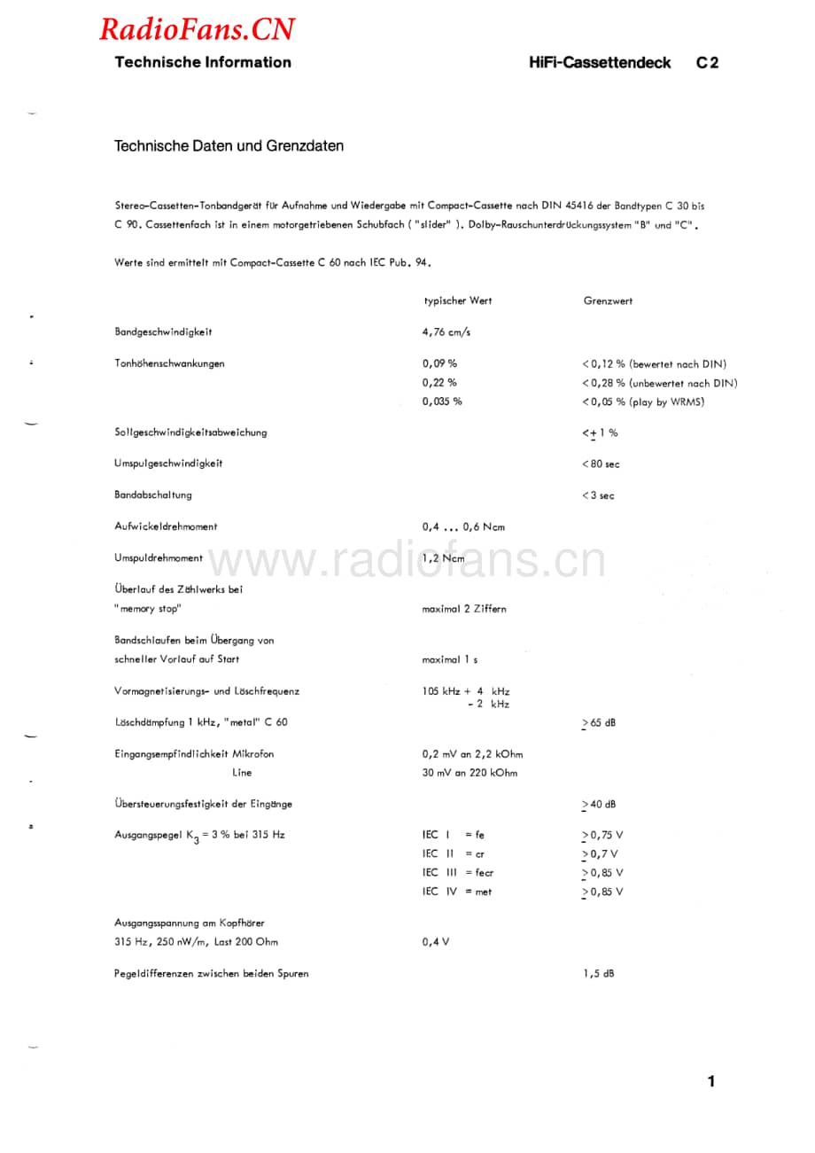 Braun-C2-tape-sm维修电路图 手册.pdf_第3页