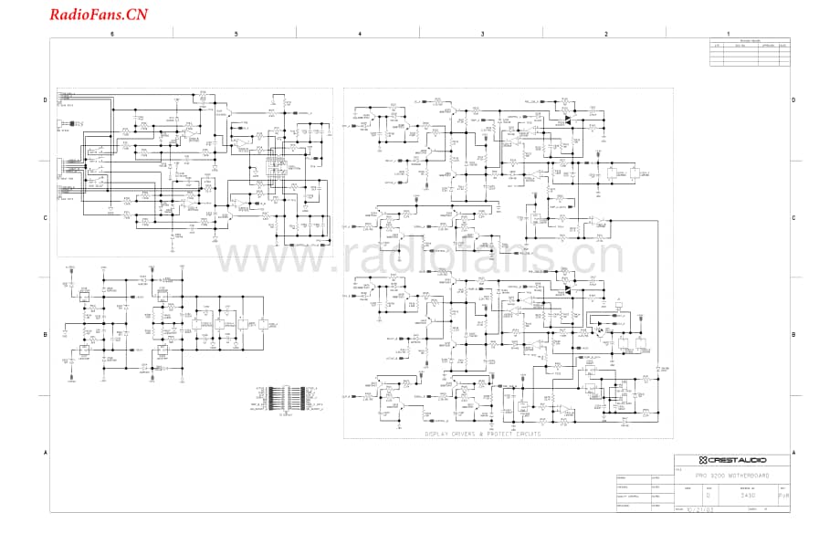 Crest-PRO9200-pwr-sch维修电路图 手册.pdf_第1页