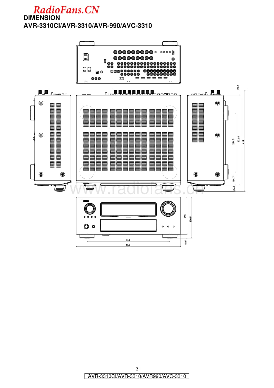 Denon-AVR3310CI-avr-sm维修电路图 手册.pdf_第3页