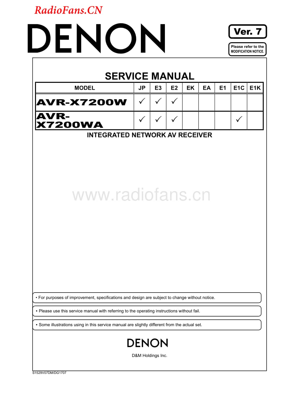 Denon-AVRX7200WA-avr-sm维修电路图 手册.pdf_第1页