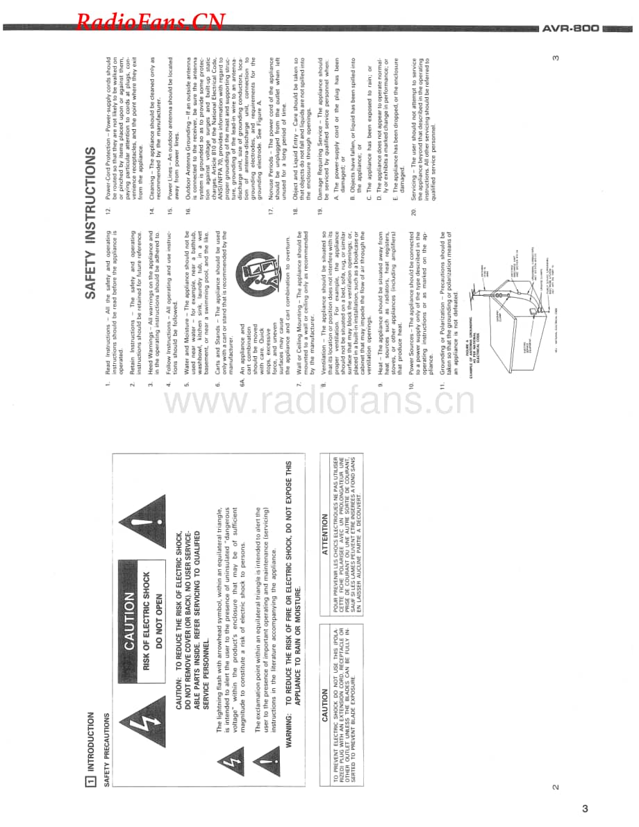 Denon-AVR800-avr-sm维修电路图 手册.pdf_第3页