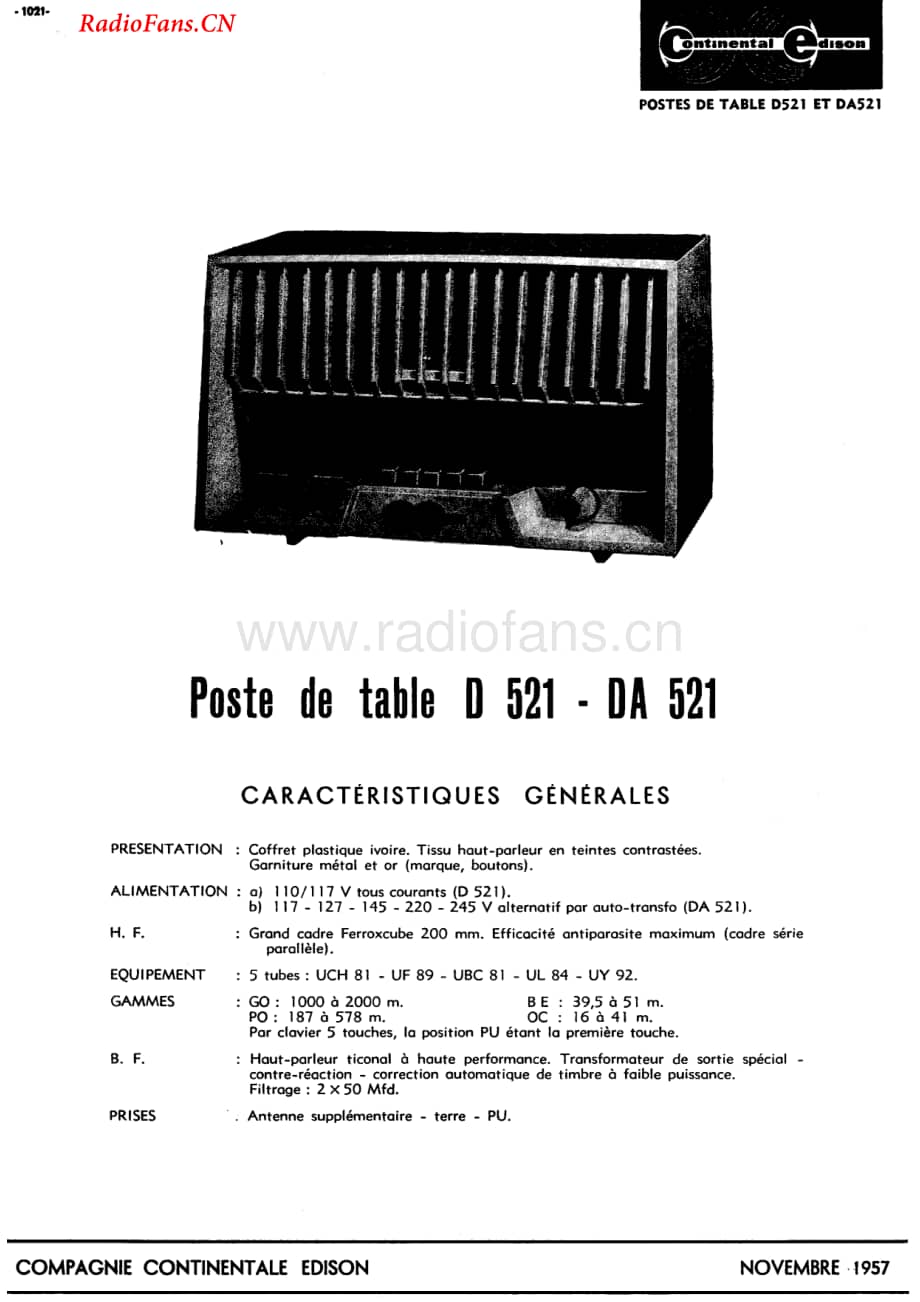 Continental-D521-rec-sch维修电路图 手册.pdf_第1页