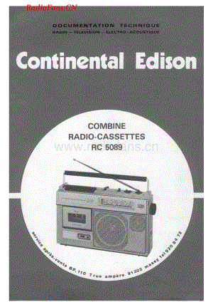 Continental-RC5089-rec-sm维修电路图 手册.pdf