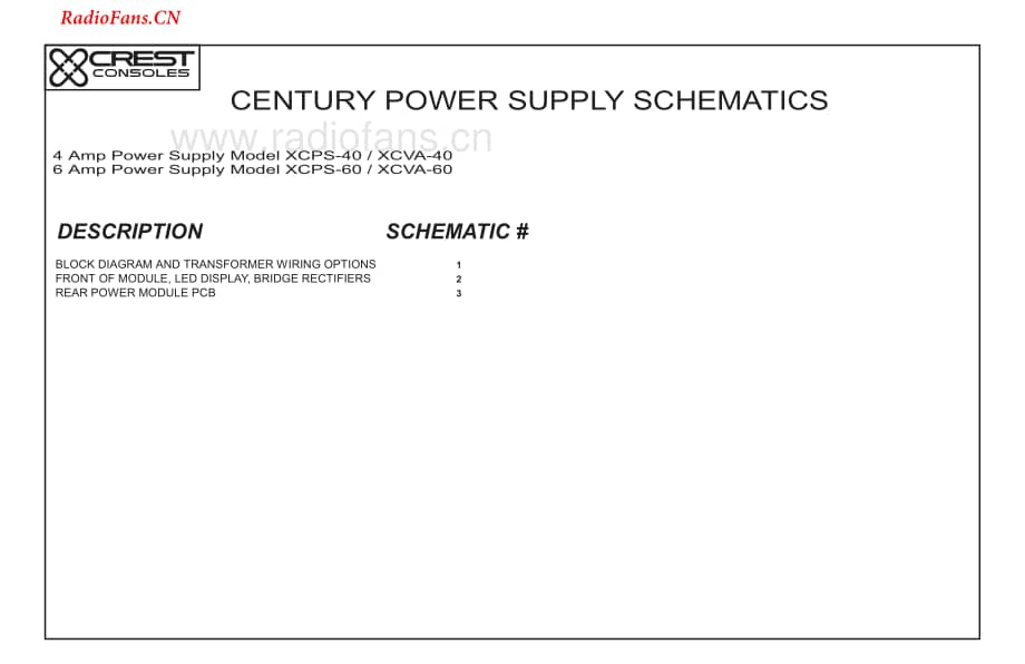 Crest-XCPS-series-psu-sch维修电路图 手册.pdf_第1页