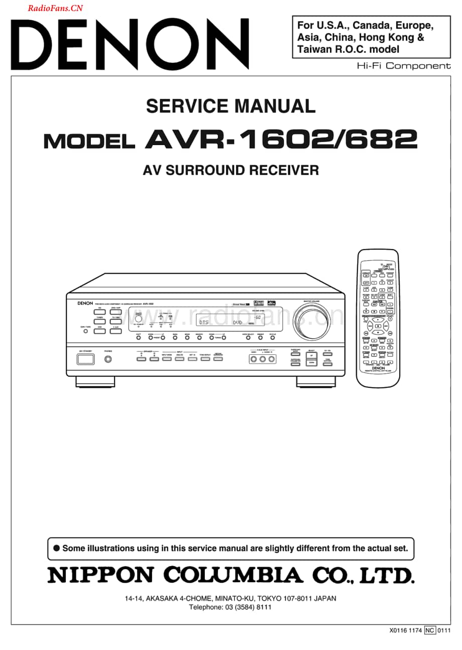 Denon-AVR1602-avr-sch维修电路图 手册.pdf_第1页