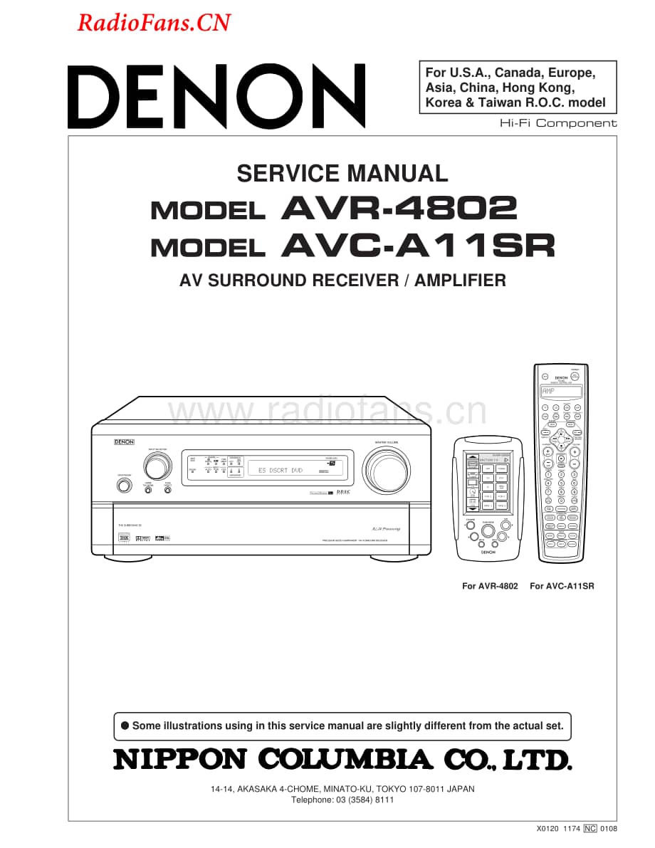 Denon-AVR4802-avr-sm维修电路图 手册.pdf_第1页