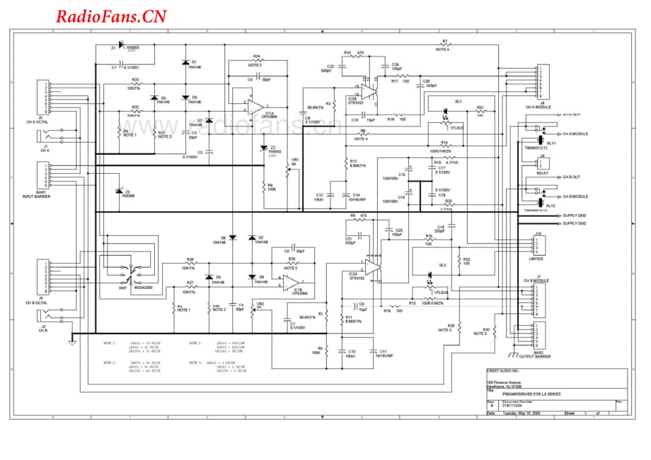 Crest-LA-series-sch维修电路图 手册.pdf_第2页