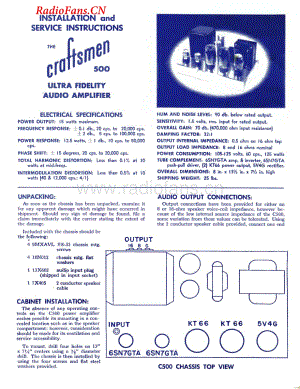 Craftsmen-500-pwr-sm维修电路图 手册.pdf