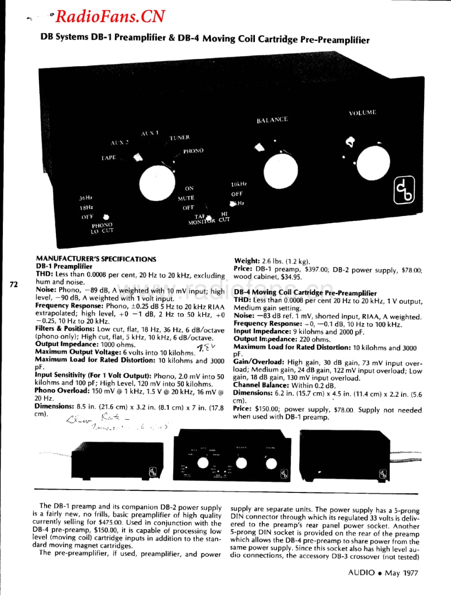 DBSystems-DB4-riaa-sm维修电路图 手册.pdf_第1页