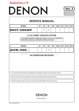 Denon-AVR390-avr-sm维修电路图 手册.pdf