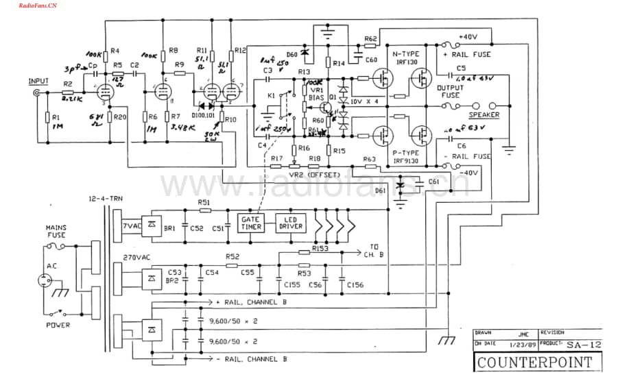 Counterpoint-SA12-pwr-sch维修电路图 手册.pdf_第1页