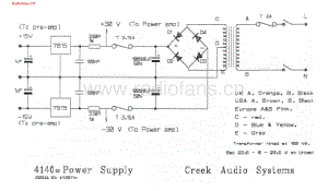 Creek-4140S2-pre-sch维修电路图 手册.pdf