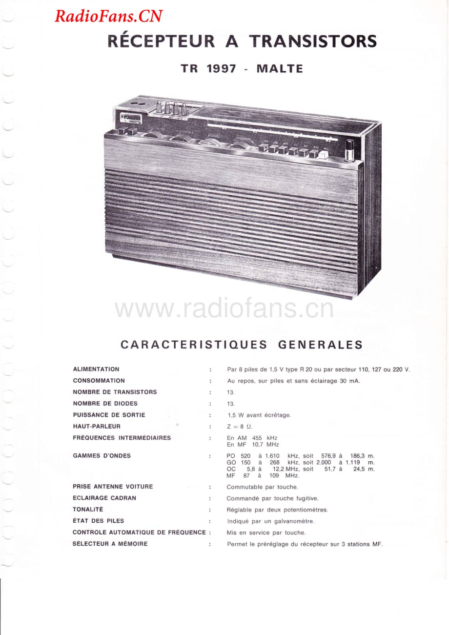 Continental-TR1997-rec-sch维修电路图 手册.pdf_第1页