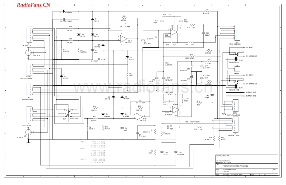 Crest-FA2401-pwr-sch维修电路图 手册.pdf_第1页