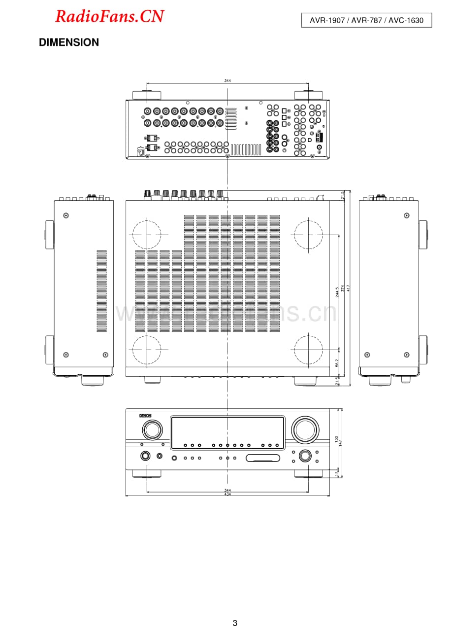 Denon-AVC1630-avr-sm维修电路图 手册.pdf_第3页