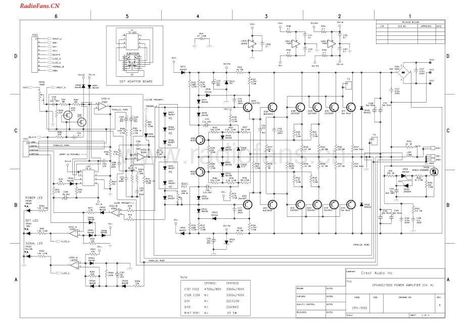 Crest-CPX1500-pwr-sch维修电路图 手册.pdf_第1页