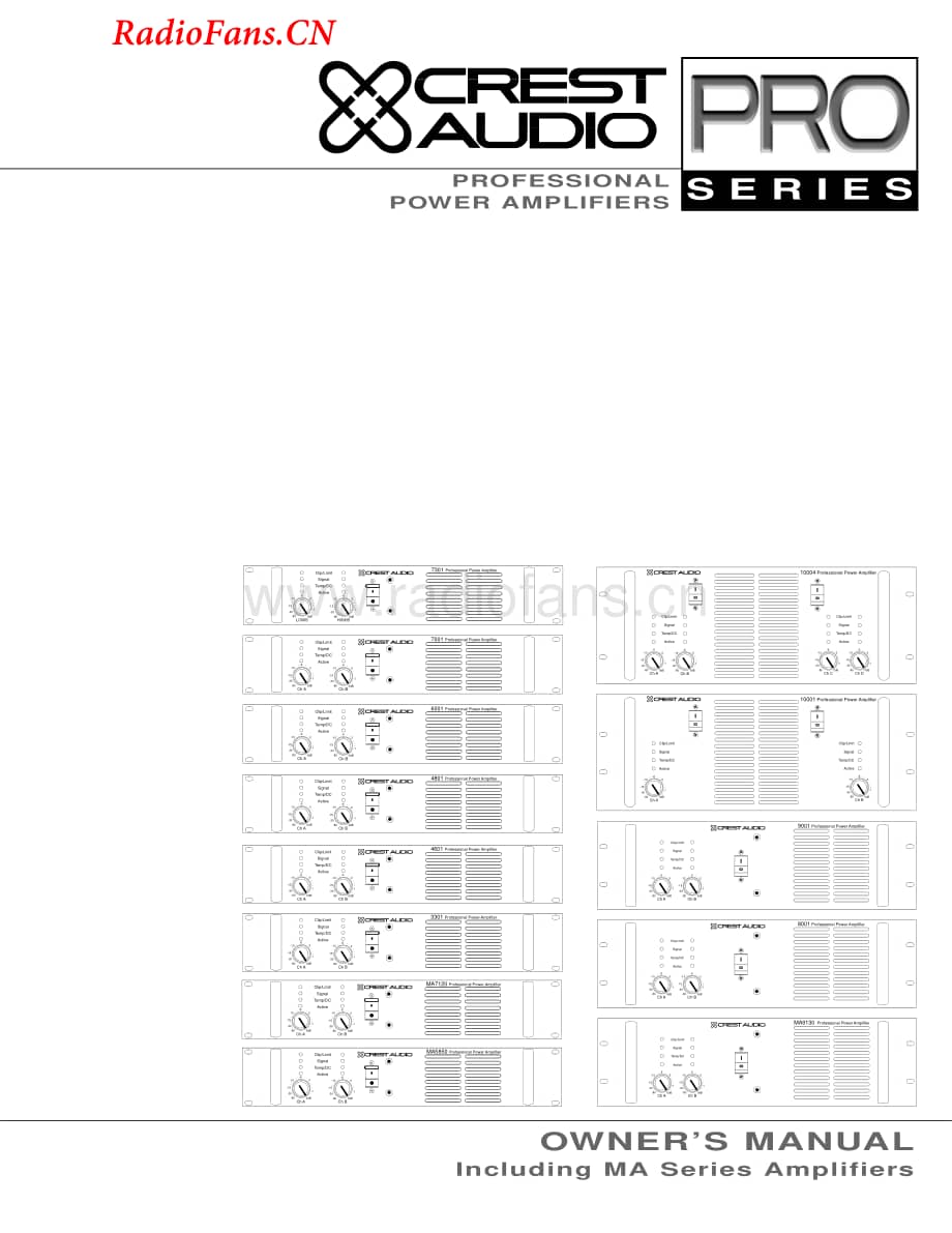 Crest-ProSeries-om维修电路图 手册.pdf_第1页