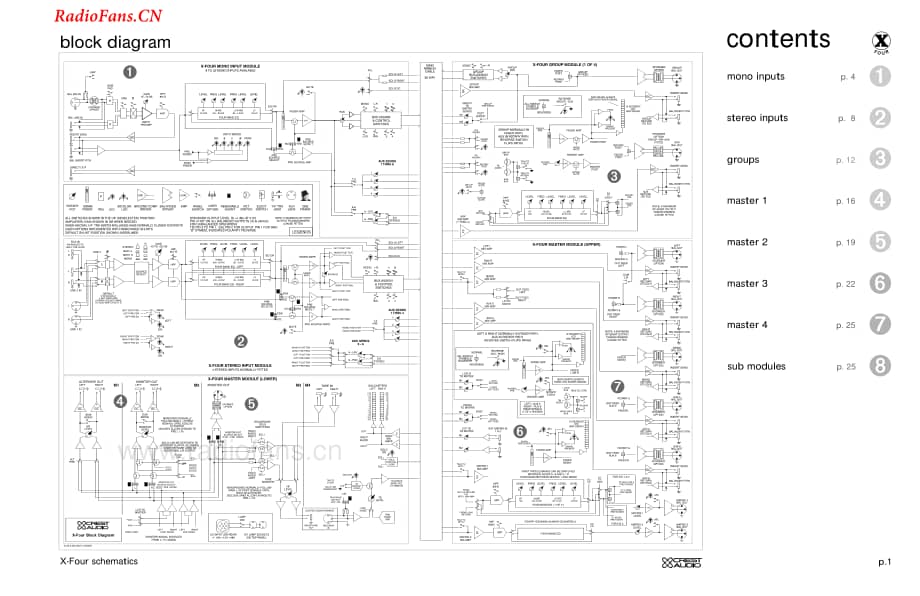 Crest-Xfour-series-mix-sch维修电路图 手册.pdf_第2页