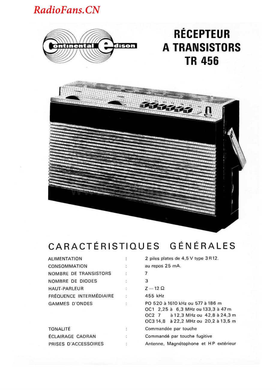 Continental-TR456-rec-sch维修电路图 手册.pdf_第1页