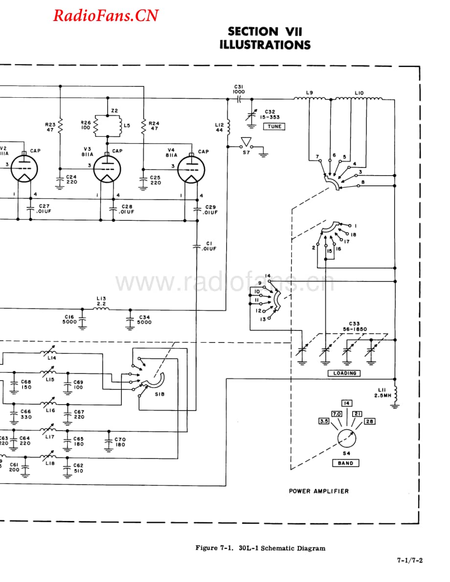 Collins-30L-pwr-sch维修电路图 手册.pdf_第1页