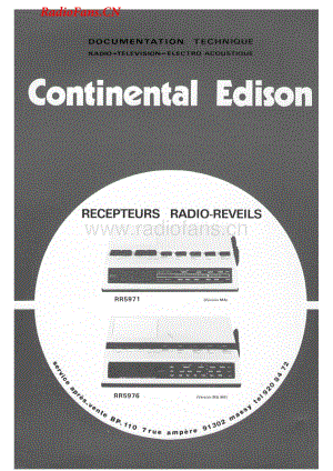 Continental-RR5976-rec-sm维修电路图 手册.pdf