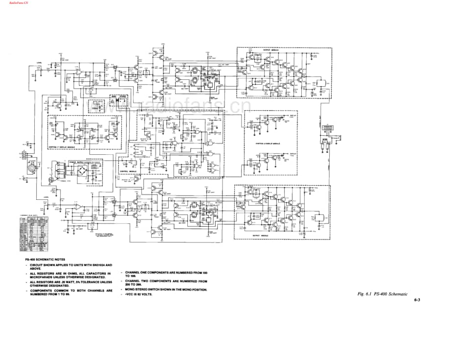 Crown-PS400-pwr-sch维修电路图 手册.pdf_第1页