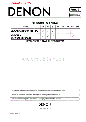 Denon-AVRX7200W-avr-sm维修电路图 手册.pdf