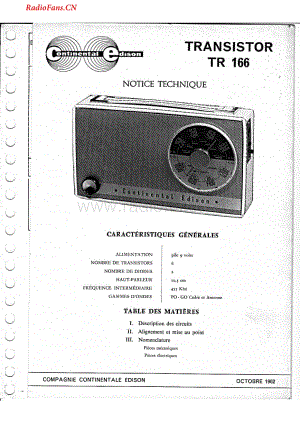 Continental-TR166-rec-sch维修电路图 手册.pdf