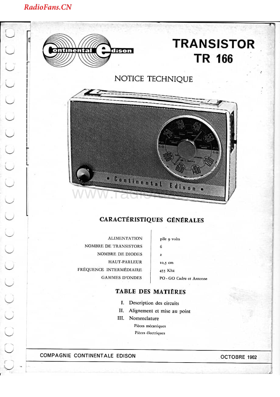 Continental-TR166-rec-sch维修电路图 手册.pdf_第1页