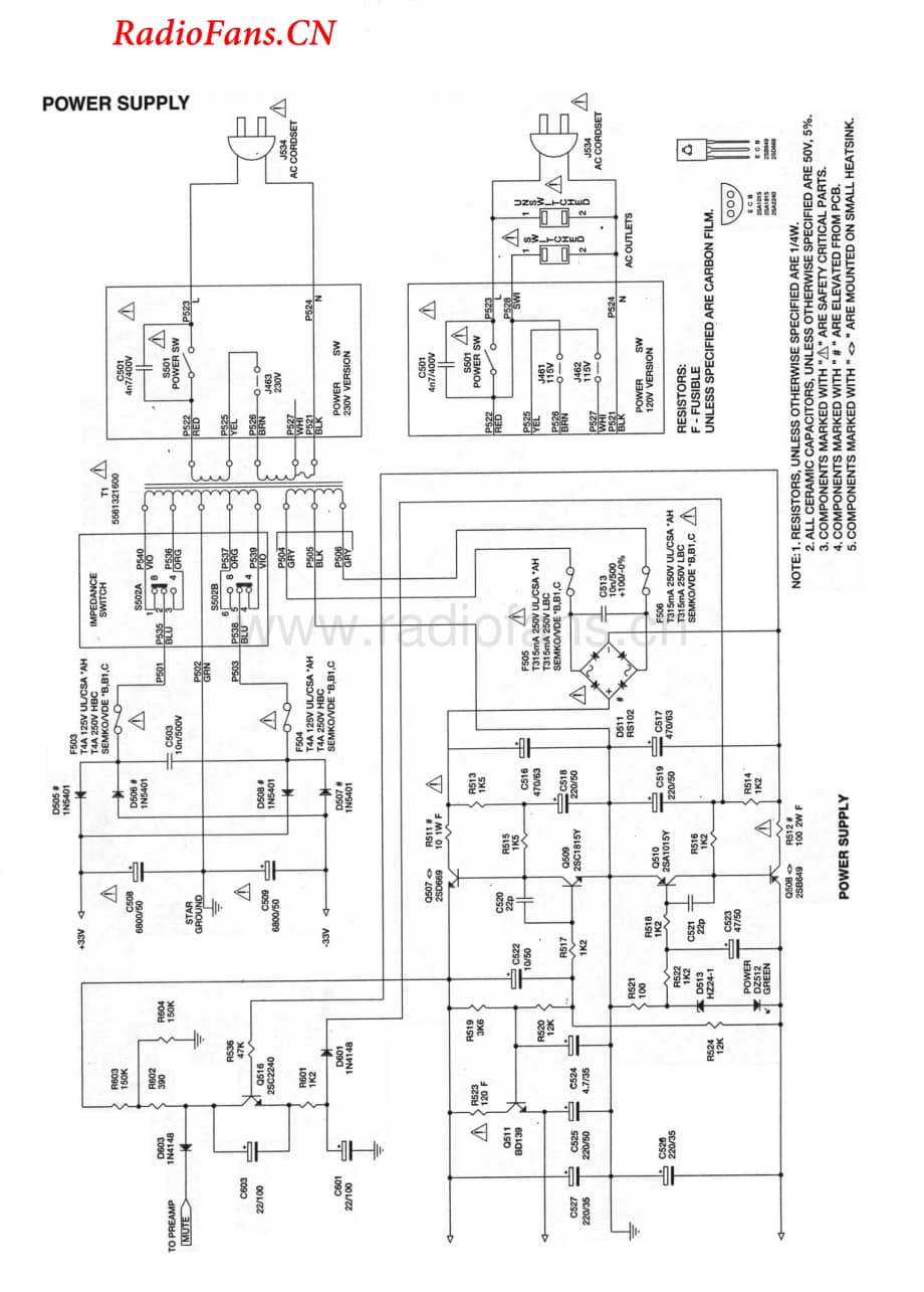 Crown-312-int-sch维修电路图 手册.pdf_第3页