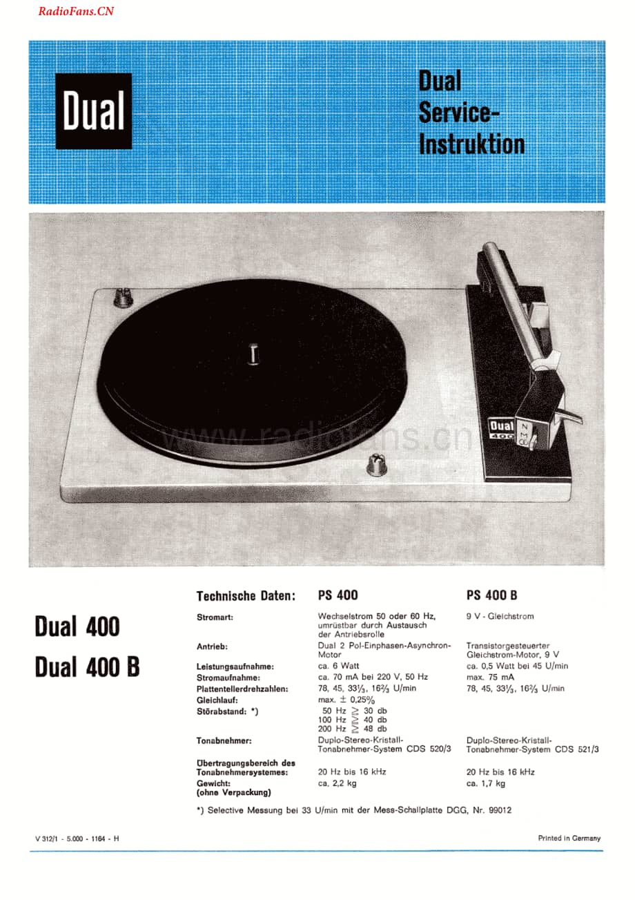 Dual-400-tt-sm维修电路图 手册.pdf_第1页